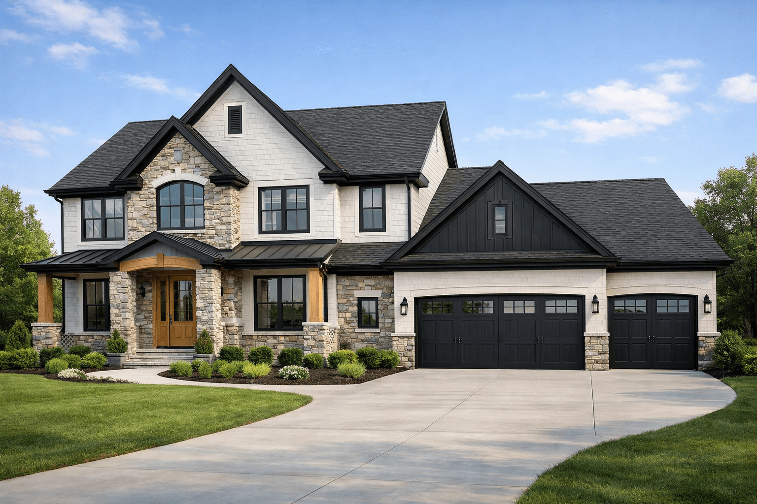 No Limit Homes — custom home exterior